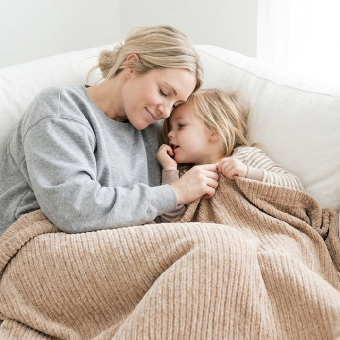 Weave Quartz Minky Blanket