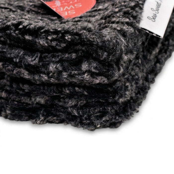 Weave Silver Minky Blanket