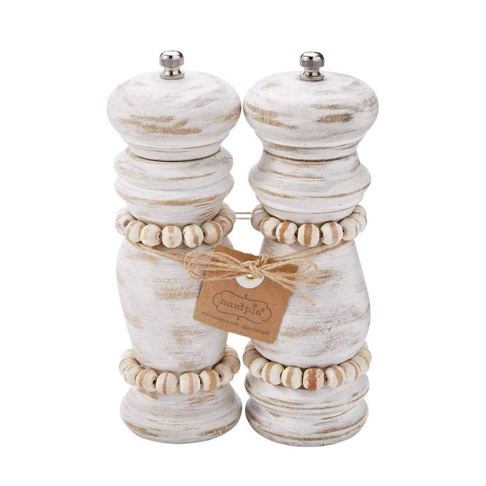 White Beaded Grinder Set