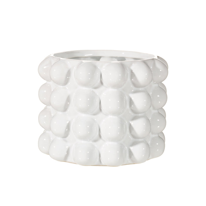 White Bobble Planter - Modern Home Interiors
