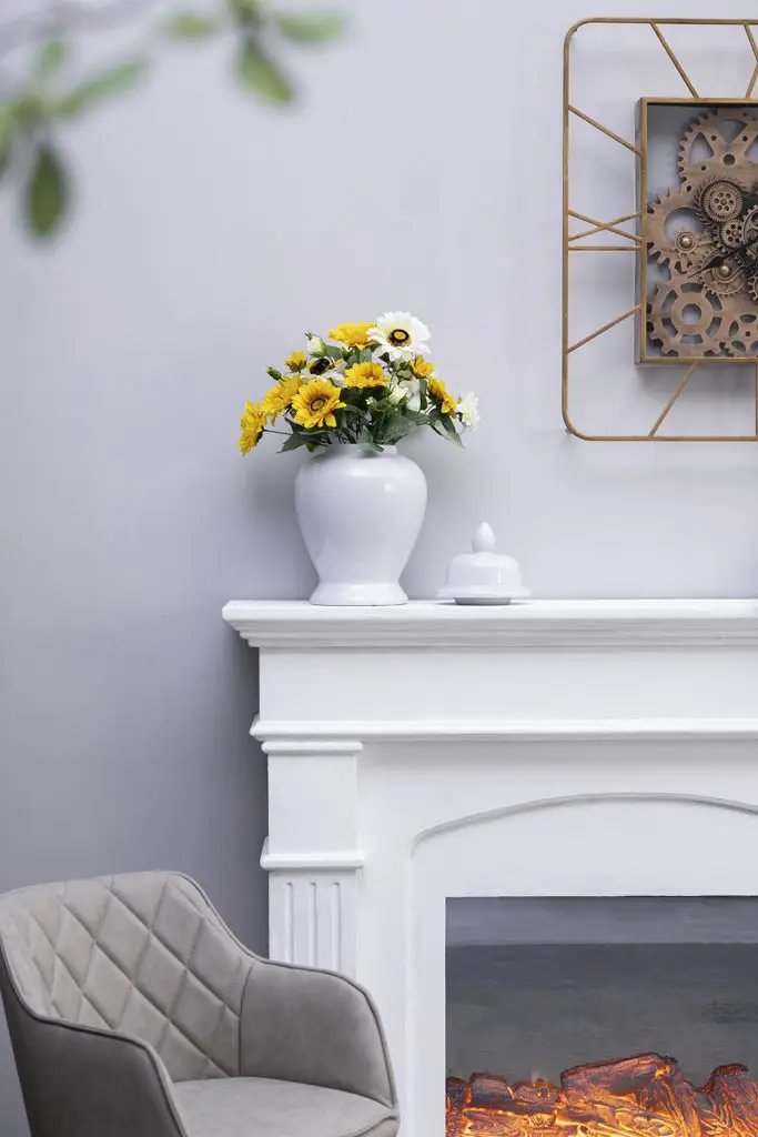 A&B White Porcelain Ginger Jar with Lid 20" - Vases Merchandise