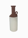 Deco Marché White Rust Ceramic Vase 5" x 15" - Vases Merchandise