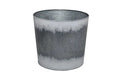 SNK White Wash Galvanized Pot 8"H x 9"D - Uncategorized Merchandise