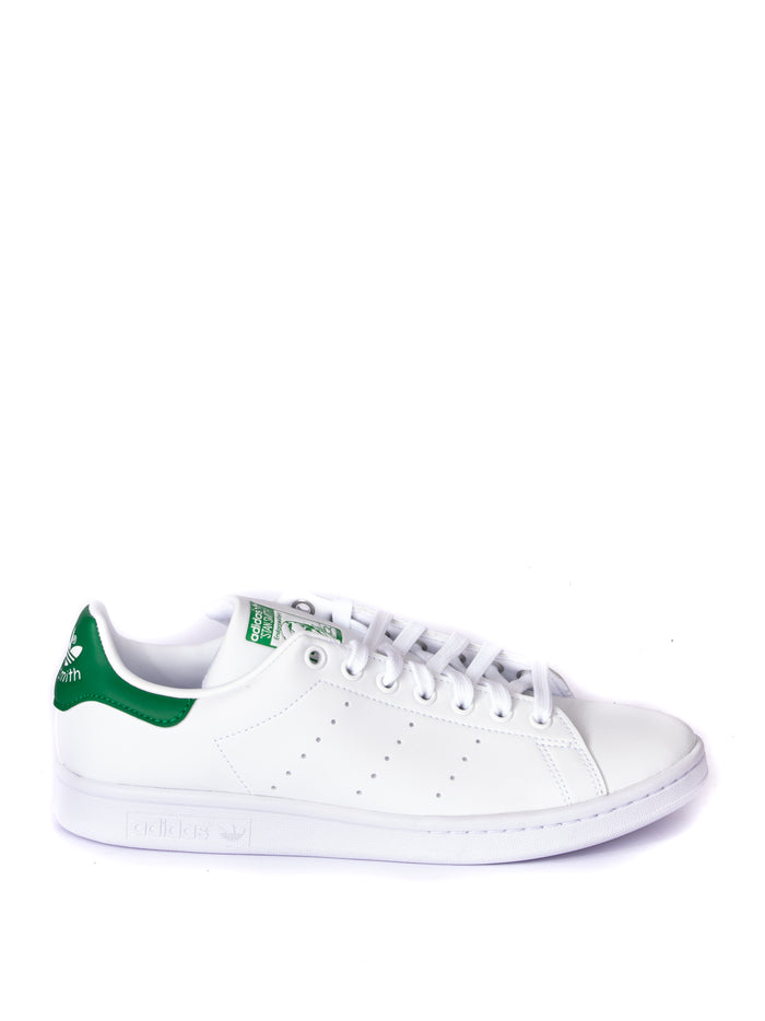 ADIDAS White/green stan smith sneaker<BR/> FX5502 STAN SMITH-BIANCO/VERDE