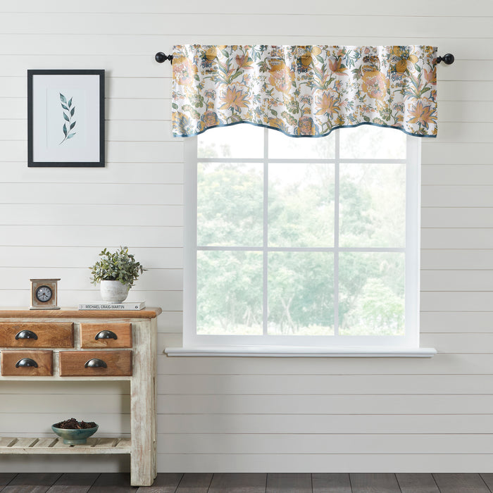 Wilder Scalloped Lined Valance 72" - Primitive Star Quilt Shop