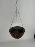 Jack's Basket Willow Hanging Basket - Baskets Hanging Basket & Porch Pots