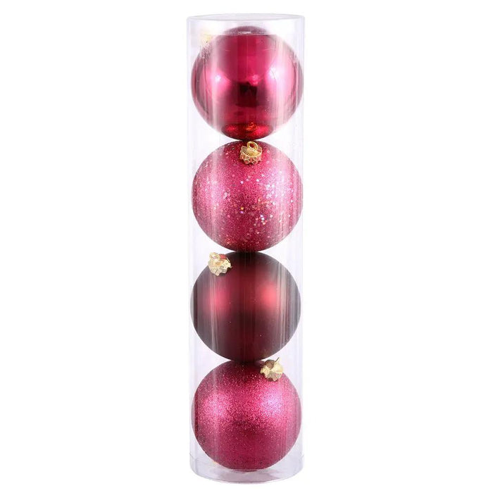 Vickerman Wine Ball Ornament 4.75" (Box of 4 Asst) - Holiday Ornaments Merchandise