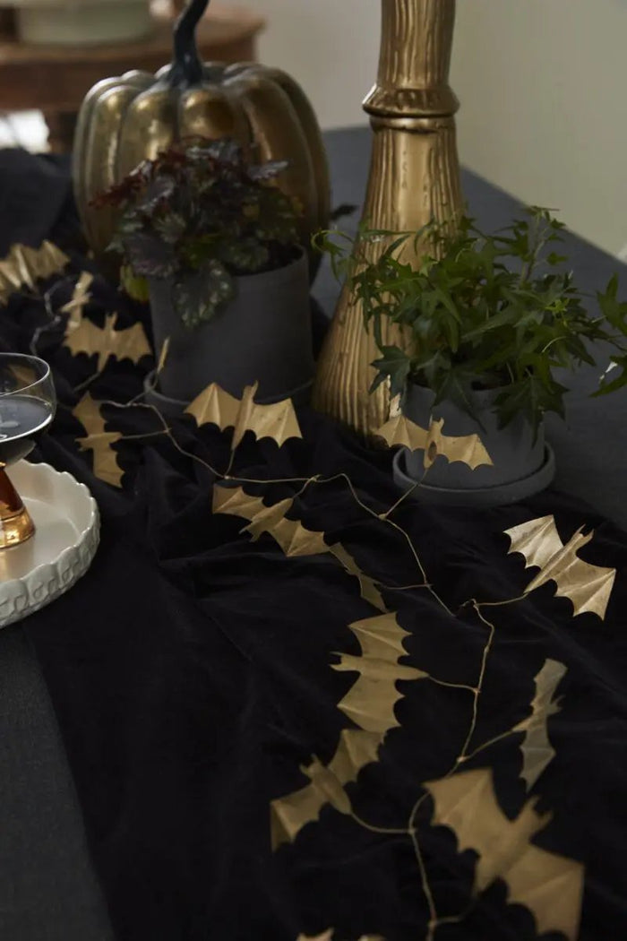 Winged Bat Garland 72"