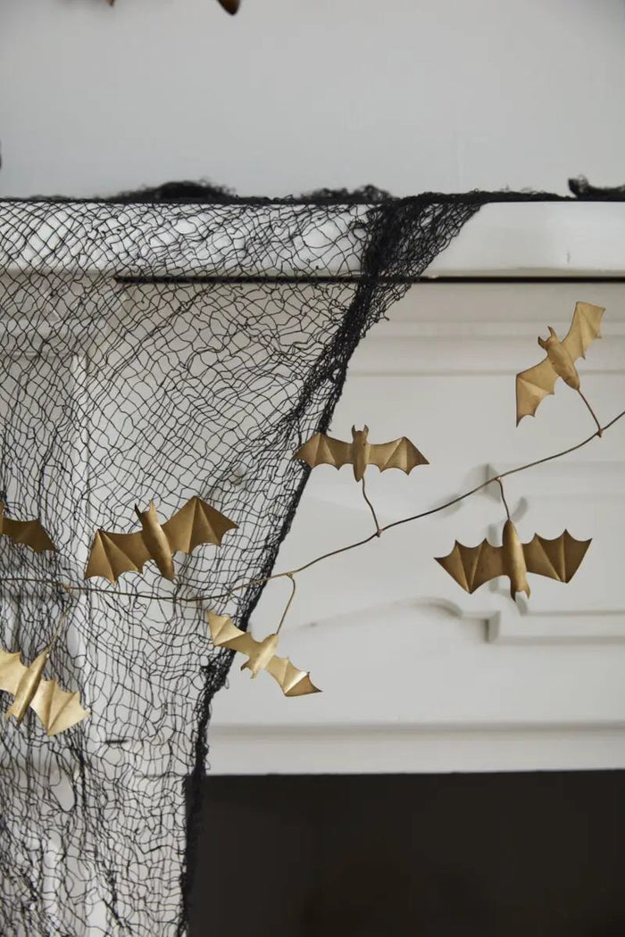 Winged Bat Garland 72"