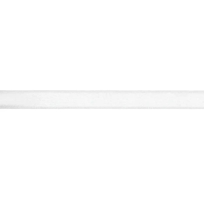 La Ribbons Wired Shimmer Satin Ribbon White with White Backing 1" x 10Yd - Satin Ribbons Ribbon