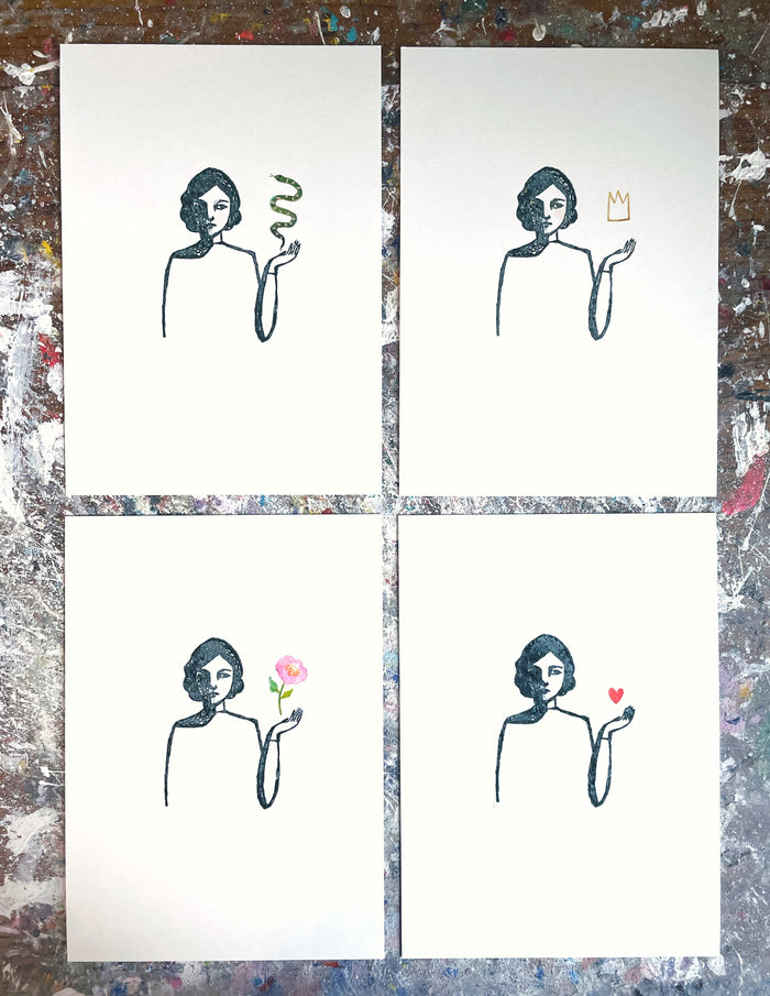 Wisdom - mixed media