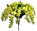 GSC Wisteria Hanging Bush Yellow - Artificial Flowering Plants Silk