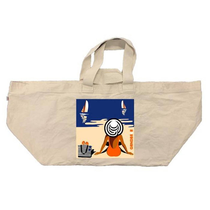 Woman on the Beach Hauler Oversized Bag
