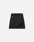 Hysteric Glamour Wmns Apple Panda Embroidered Side Lace-Up Denim Mini Skirt Multi Skirts Mini 01253AK01 96