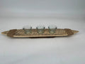 Kalalou Wood Boat Tea Light Lg 22.5” - Merchandise