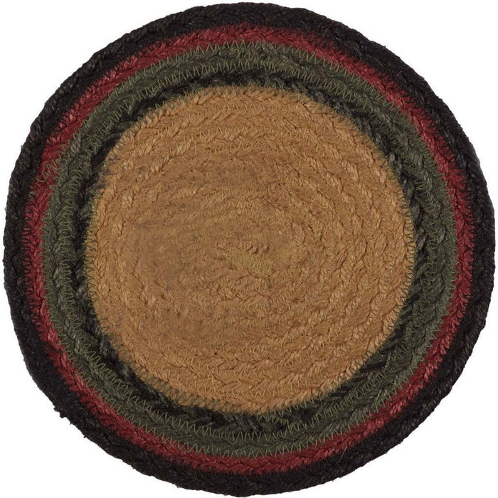Wyatt Bear Braided Trivet 8" - Primitive Star Quilt Shop