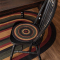 Wyatt Braided Chair Pad 15" - Set of 6 - Primitive Star Quilt Shop