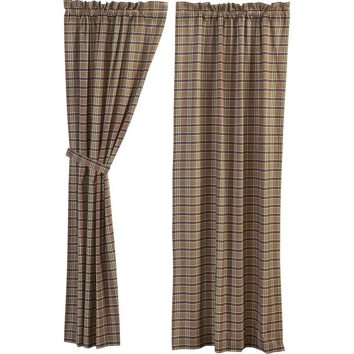 Wyatt Lined Panel Curtains 84" - Primitive Star Quilt Shop