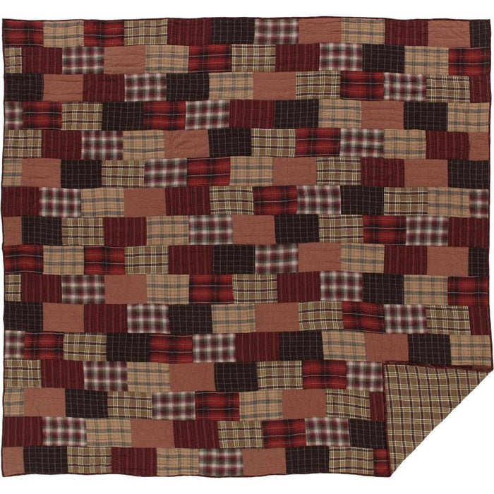 Wyatt Quilt King Quilt- Primitive Star Quilt Shop
