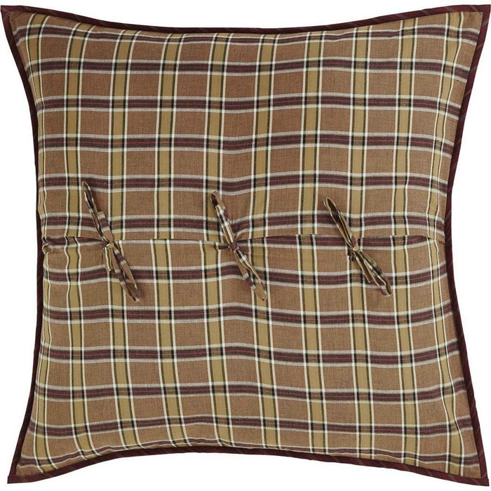Wyatt Quilted Euro Sham 26x26" - Primitive Star Quilt Shop
