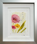 Zinnia 4 Framed Card